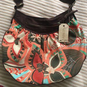 NWT O'Neill Orange Floral Handbag
